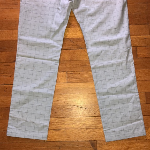 Twills Pure Campus Fit Golf Chinos in Sky Blue Plaid, size 38x32 - Picture 13 of 14